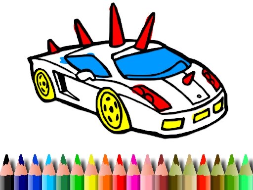BTS GTA Cars Coloring Online