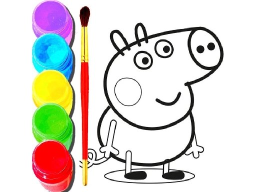 BTS Peppa Pig Coloring Online