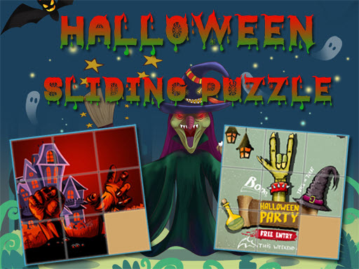 Halloween Sliding Puzzle Online