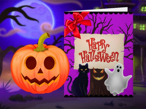 Happy Halloween - Princess Card Designer Online