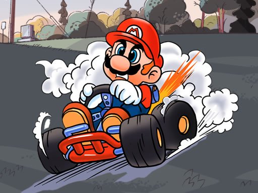 Mario Kart Jigsaw Online
