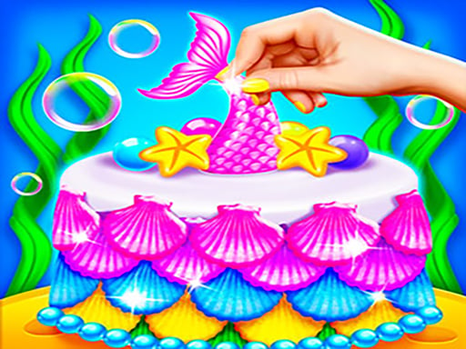 Mermaid Glitter Cake Maker Online