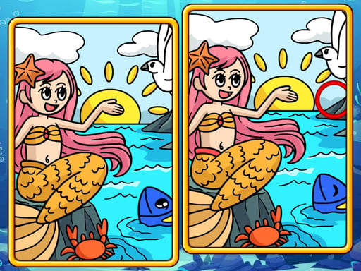 Mermaids: Spot The Differences Online