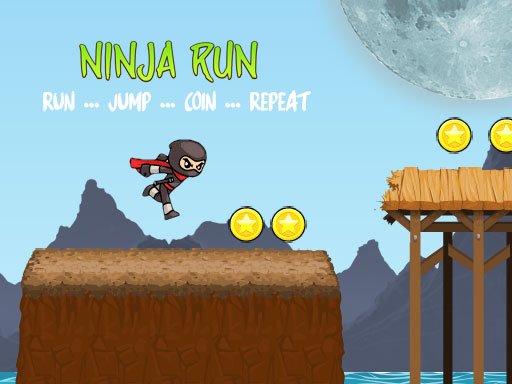 Ninja Run - Fullscreen Running Game Online