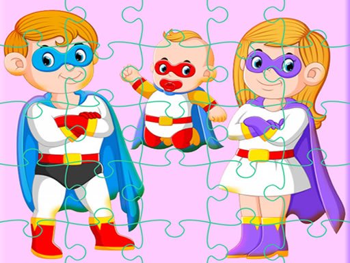Super Hero Family Jigsaw Online